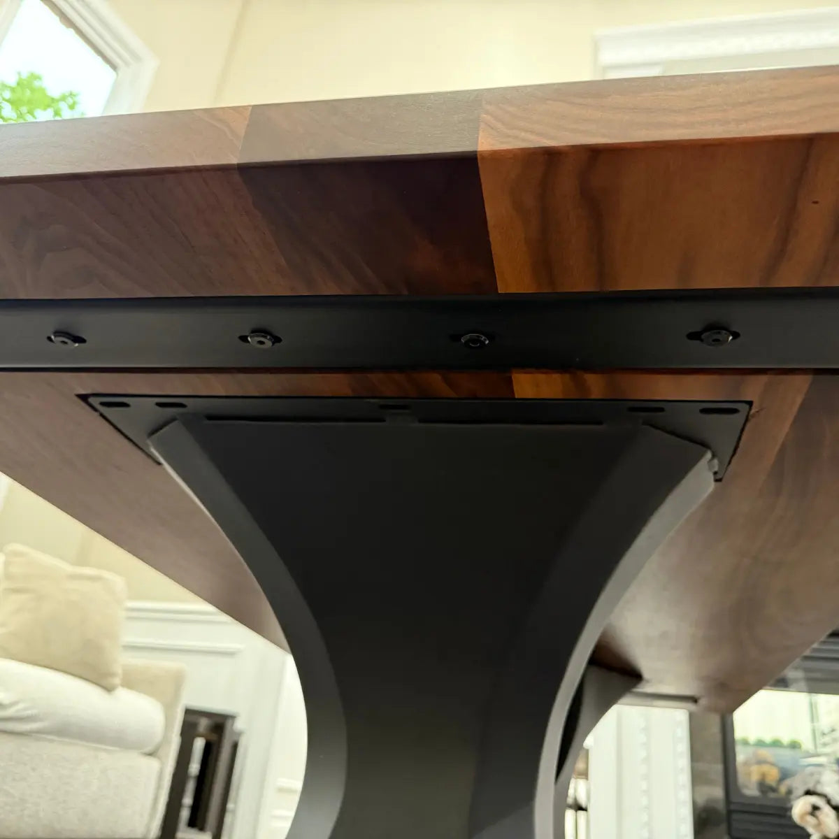 Modern Walnut Coffee Table Handmade