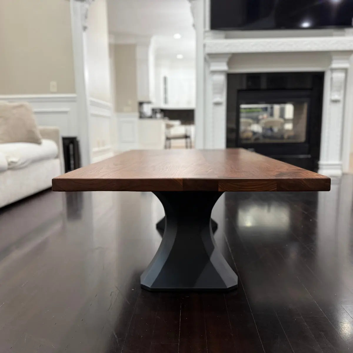 Modern Walnut Coffee Table Handmade